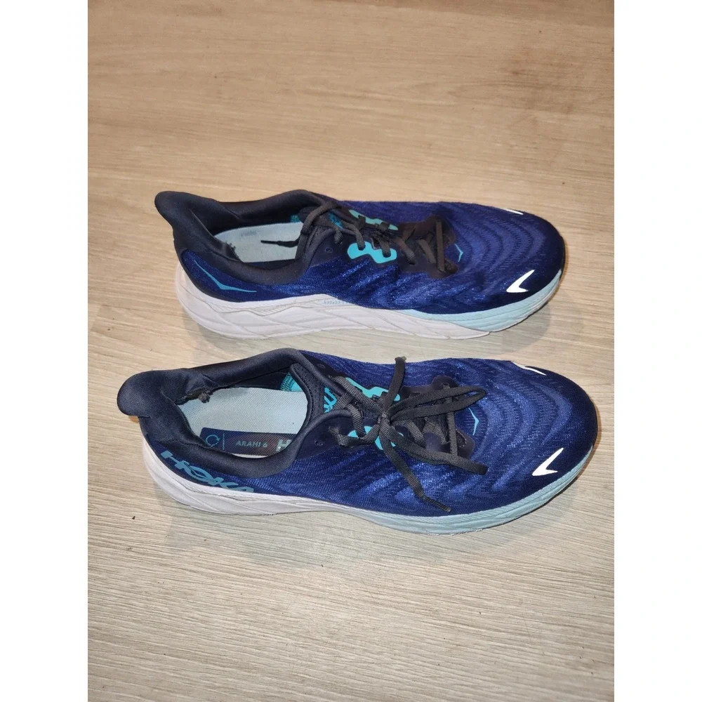 Hoka One One Arahi 6‎ Mens Running Shoes Blue Teal 1123194 OSBB 10.5DCasual